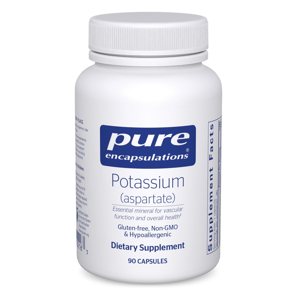 Saf Encapsulations P properties (Aspartate) | Hipoallergenic Supplement to Support Nerves, Muscles, Blood Flow, and Cardiovascular Health | 90 Capsules
