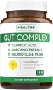 Candida Support (120 Capsules) - Caprylic Acid, Oregano Oil & Probiyotikler Zaten Normal Düzeyleri Yeast ve Candida - Vegetarian, Non-GMO Intestinal Supplement - Gut Cleanse (Nols)
