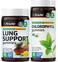 BIO KRAUTER Lung Support 60 Gummies & Chlorophyll 90 Gummies