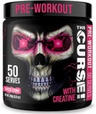 JNX SPORTS The Curse! Erkekler ve Kadınlar için Çalışma Tozu, Caffeine, Beta-Alanine, Tinatine, L-Citrulline, 50 Hizmet, Tropikal Fırtına Flavor – Enerji, Güçlü ve Focus