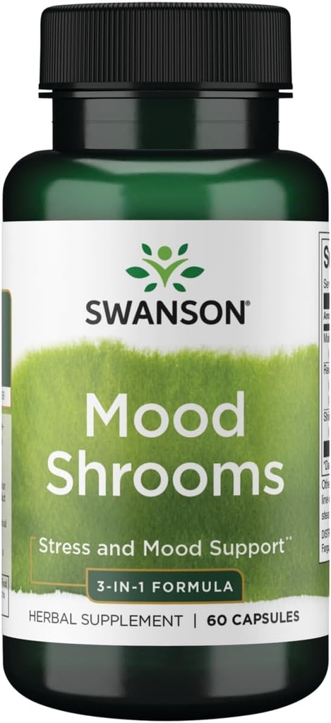 Swanson Shrooms - 3in-1 Formula 60 Caps