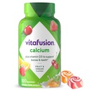 Kemik ve Diş Desteği için vitafüzyon Chewabledis Gummy Vitaminleri, Kalsiyum Gummies, Meyve ve Krem Flavor, 100 Kont, 50 Day Supply