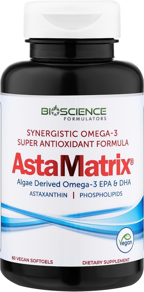 AstaMatrix® Algal Omega 3 DHA EPA Ασταξανθίνη Φωσφολιπίδια