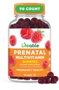 İronik ve Choline ile yaşamılabilir Prenatal Multivitamin | Kadınlar için Doğum öncesi Vitaminler | Vejetaryen Non-GMO prenatal Gummies | 90 Gummies
