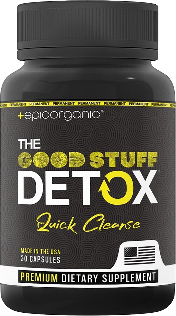 İyi Şeyler Detox & Cleanse | Güçlü Tamamlanmış İç Temizler Formula | Profesyonel Formula 1 Ekstra Güçlü Herbal Detox | 30 Capsules