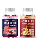 MAV NUTRITION Night Time Fat Burner Gummies και Apple Cinegar Gummies 