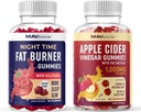 MAV NUTRITION Night Time Fat Burner Gummies ve Apple Cider Vinegar Gummies | Nighttime, Metabolism Boost & Kilo Management Gummy Sche | 30 Her Şeye Hizmet Ediyor