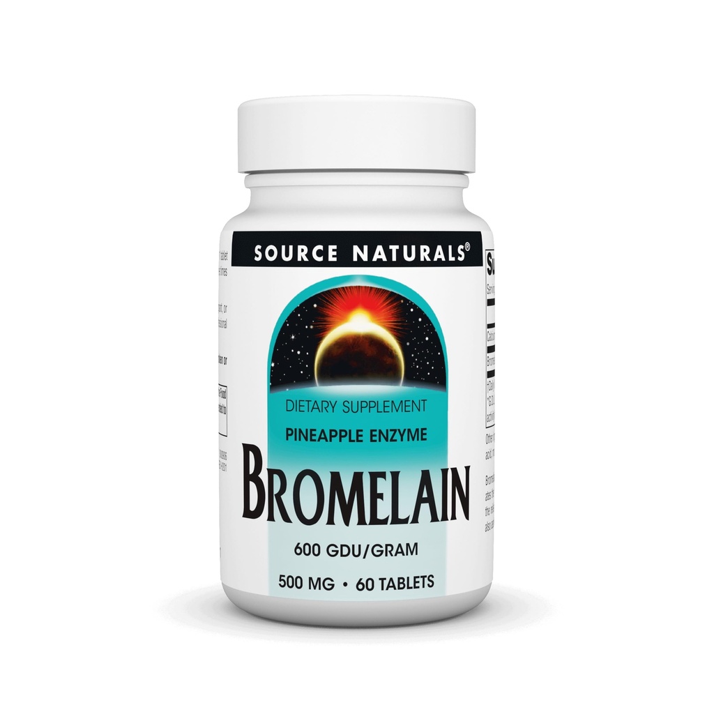 Source Naturals Bromelain 500 mg Proteolytic Enzyme Supplement - 60 Tablet