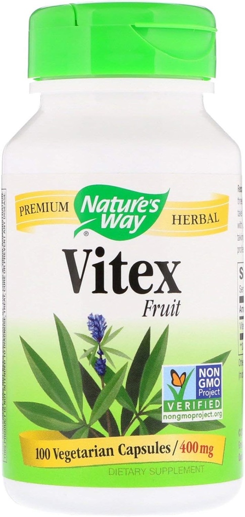 Ο τρόπος της φύσης Vitex (καθαρό δέντρο) Caps, 100 ct