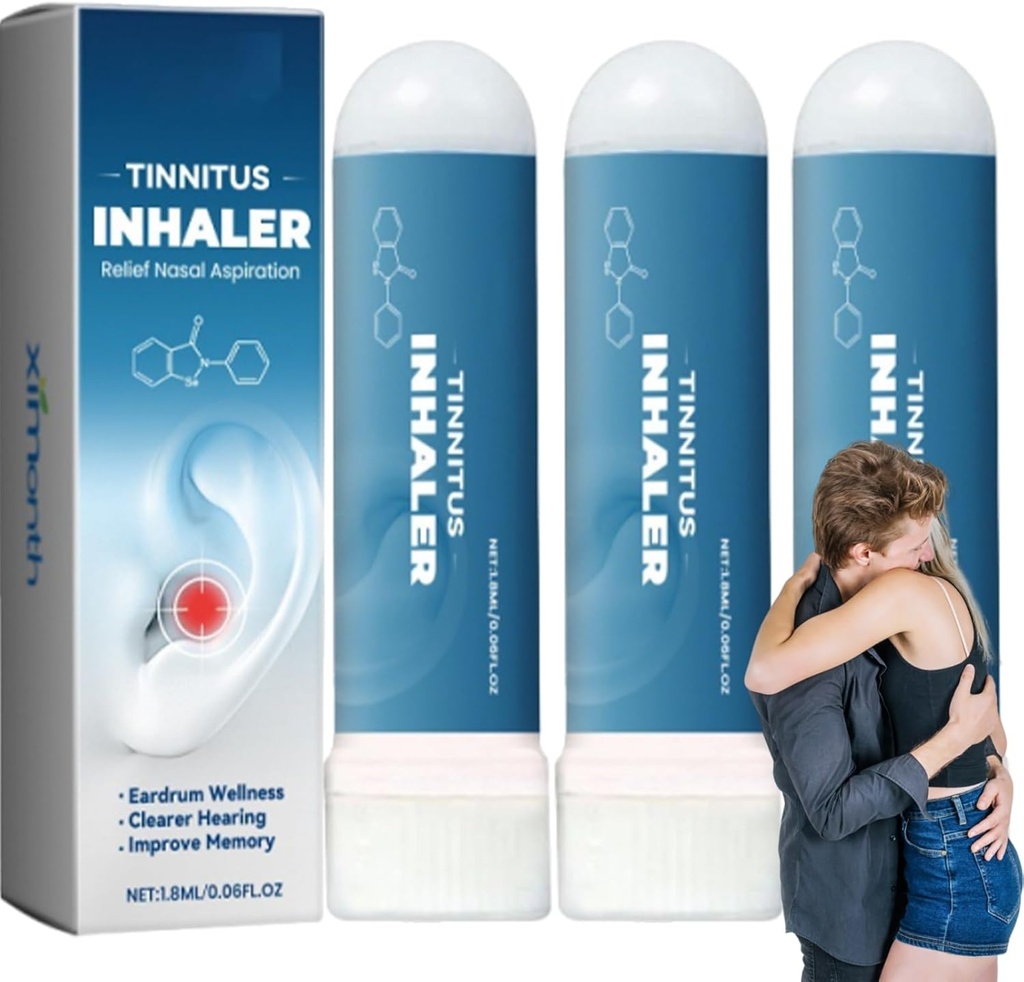 Tec Silen Tinnitus Inhaler, Echo Ease Nose Inhaler for Tinnitus, Tinnitus Inhaler, Natural and Gentle (3) (3)