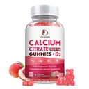 D3 Gummies Vitamin D3 ile 1200 mg, Kadınlar ve Erkekler için D3 Vitamin D3 ile, Cal Magnezyum Çinko Kemik Kas Sağlıklı Doğal Beyaz Peach Flavor- 30 Günlük Supply