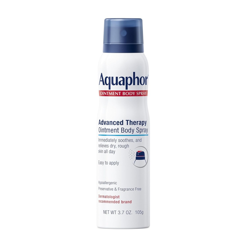 Aquaphor Aintment Body Spray - Ενυδατώνει και θεραπεύει ξηρό, σκληρό δέρμα - 3,7 oz. Spray Can