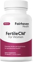 Fairhaven Health FertileCM Kadınlar, Capsules - Fertile Cervical Mucus, Ovulation Cycle, L-Arginine, N-Acetyl-Cysteine, Grape Seed ve C - 90 Capsules