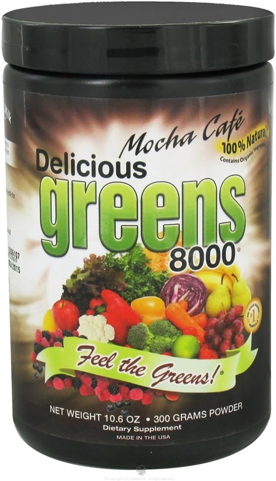 Yeşiller 8000 Yeşil Gıda Tamam, Mocha Cafe, 10.6 Ounce