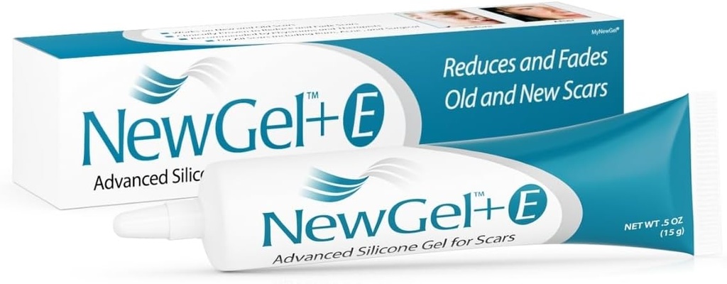 Advanced High-Potency Silikon Scar Gel, Eski, Yeni Silahlar, Cerrahi, Keloidler, Burns ve Yüz Blemish Scars, NewGel Plus Tarafından My NewGel (15 Grams) - 0,50 oz