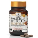 Arı ve You Royal Jelly Tablet, Propolis Extract, Bee Pollen, 100% Doğal Superfood, Ultra Pure, Immune Support Supplement, Geliştirilmiş Enerji, Focus, Antioksis, Fresh, Keto, Paleo, Gluten-Free | 60ct