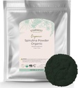 Starwest Botanicals Spirulina Σκόνη Βιολογικά - Αποξηραμένα Blue Green Algae Superfood, Πηγή Πρωτεΐνης, Χρήση σε Χυμούς & Smoothies, Πιστοποιημένο Kosher, Μη-GMO - Bulk 1 LB Τσάντα