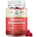 Saç Büyümesi için Doğal Biyotin Gummies - Biotin Vitaminleri Kadınlar ve Erkekler için Saç Ciltleri ve Çığlıkları - Pantothenic Asitli Kadınları