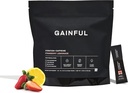 Getful Hydration + Caffeine Toz Packets with Key Electrolytes & Salt + L Theanine, Low Sugar Mix, Strawberry Lemonade, 21 Sticks