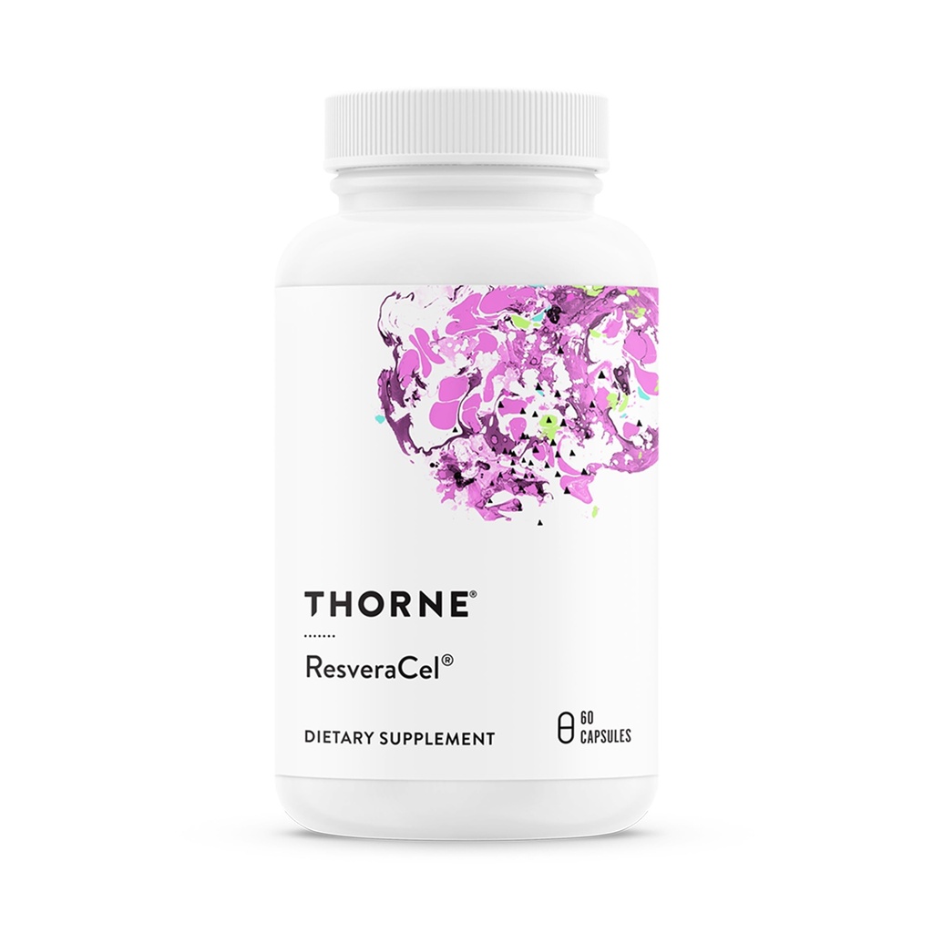 THORNE - ResveraCel - Nicotinamid Riboside with Quercetin Phytosome & Resveratrol - Sağlıklı Ağlama, Medeniyet, Hücre Enerji Üretimi ve Metabolism * - 30 Hizmet