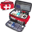 Mancro First Aid Bag Boş, Medikal Seyahat Bag with Multi Pockets, Pill Şişe Organizer for Travel, Home Storage, Trauma Bag for EMT, Hemşireler, Doktor, Tıp için Acil Bag, Tıbbi Malzemeler