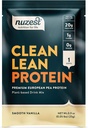 Nuzest - Pea Protein Powder - Καθαρή πρωτεΐνη Lean, Premium Vegan Plant Based Protein Powder, Γαλακτοκομικά, Χωρίς γλουτένη, GMO Free, Φυσικώς γλυκασμένη πρωτεΐνη Shake, Smooth Vanilla, 1 Serving, 0.9 oz