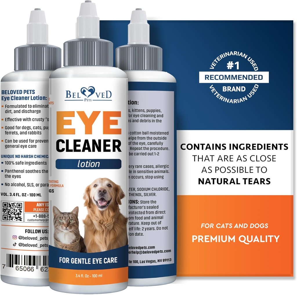 Tüm Evcil hayvanlar Göz Relieve Pink Eye, Allergies Belirtileri, Enfeksiyonlar ve Runny, Kuru Gözler - Ağrı Ücretsiz Tedavi Abrasions, Irritations & Conjunctivitis yardımcı olur