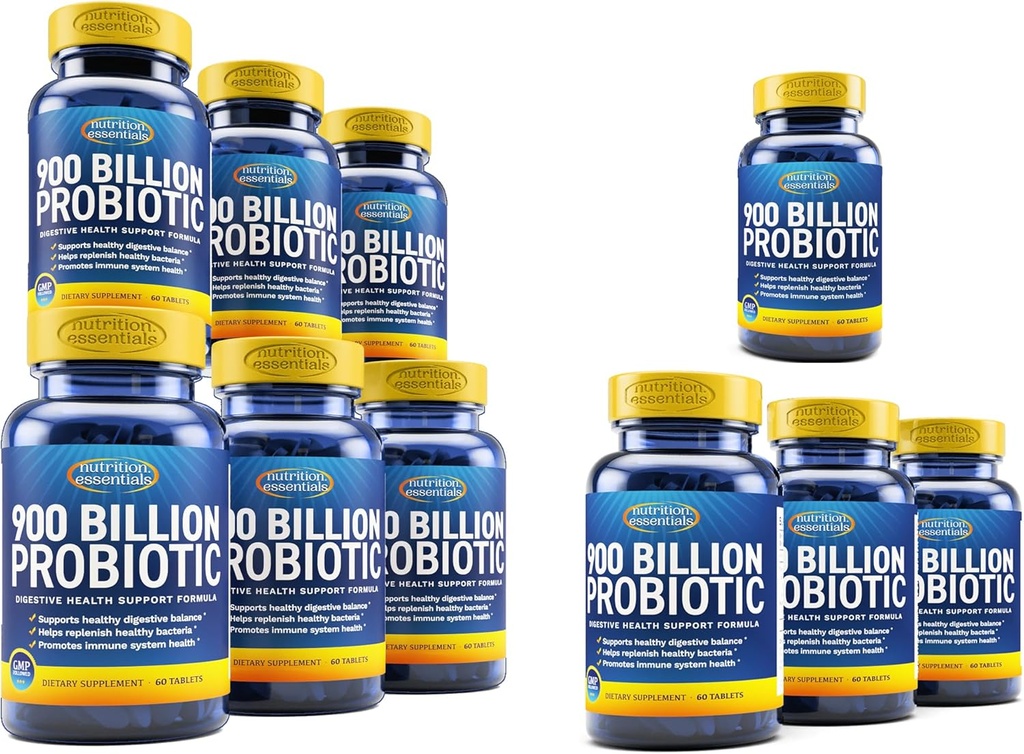 Kadınlar ve Erkekler için Beslenme Temelleri 10 Ay Probiyotikleri - Probiyotikler Digestive Health - Gut Health Desteği için % 62 daha stabil Probiyotik - ABD Made Vegan Probiyotiks Formula Prebiyotik