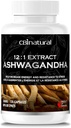 CBInatural Ashwagandha 12:1 Extract 500mg (6000 mg Ισοδύναμο) – Ενέργεια, Ζωτικότητα & Ανδρική Ευεξία Υποστήριξη – 120 Κάψουλες Vegan, 4-Month Supply