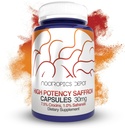 Nootropics Depot High Potency Saffron Extract Capsules | 30mg | Minimum% 7.5 Crocins ve% 1 Safranals | Crocus sativus | 180 ct