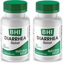 BHI Diarrhea Relief Fast-Acting Natural Remedy for Mild Diarrhea - 8 Soothing Homeopathic Actives Calm Stomach Ache, Gas & Cramps for Women & Men - 100 Tablet (Pazarlama)