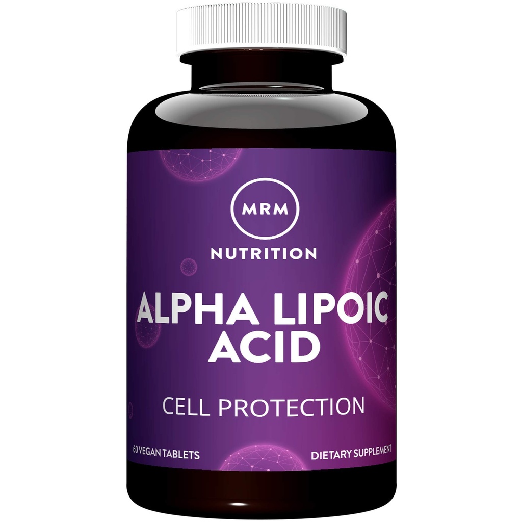 MRM Beslenme Alfa Lipoic Asit | 300 mg ALA | Hücre Koruma | Liver Health + detoxification | Potent | antioksidan C + E Rejenerasyon | 60 Hizmet