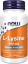 NOW Συμπληρώματα τροφίμων, L-Lysine (L-Lysine Hydrochloride) 500 mg, Amino Acid, 100 Count (Pack of 1)