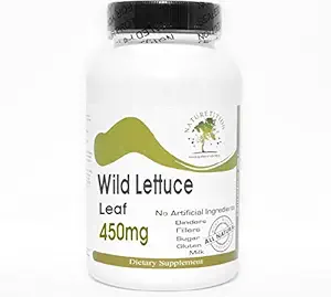 Wild Lettuce Leaf 450 mg - 200 Capsules - Nomixs - Naturetition Supplements