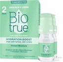BioReal Hydration Boost, Preservative-Free Eye Drops for Kuru Eyes, Instantly Moisturizes, Rehidrats, Contact Lens Friendly, Rene & Relieve Eye Irritation, 0.33 FL Oz (Pack of 2)