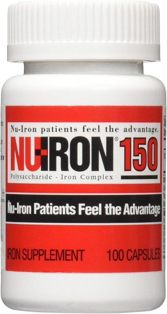 NU- Iron 150mg 100ct Caps