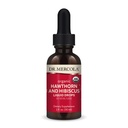 Dr. Mercola Organik Hawthorn ve Hibiscus Liquid Drops Diyeter Supplements, 30 Hizmet (30 Droppers), GMO, Gluten Ücretsiz, Soy Free, USDA Organik