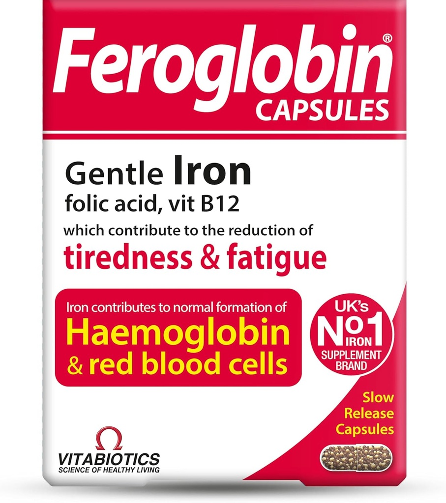 Ferogobin Vitabiotics Οργανική Βιταμίνη και Ορυκτά Καψάκια 30 Καψάκια