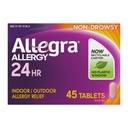 Allegra Adult 24 Saat Antihistamin Pill, 45-Count