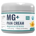 Mars Wellness MG+ Magnezyum Krem Ağrısı - Ekstra Kuvvetli Magnezyum ve Arnica Krem - 4 OZ Tub - Neuropati, Kas Ağrı ve Leg Cramps Relief - 1 Pack
