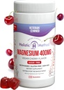 Magnezyum Citrate Gummies - Sugar-Free, Vegan and Non-GMO for Better Sleep and Relaxation - No Sugar Alkol - Magnezyum Supplement for Yetişkinler, Young and Kids - Cherry - 240 Chews