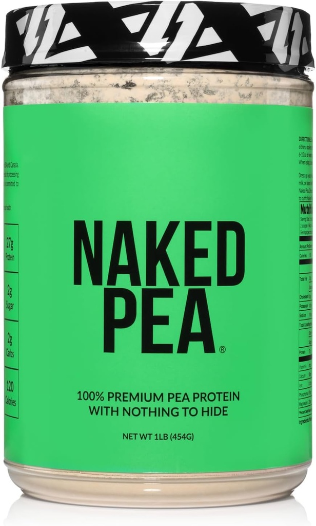 Çıplak Pea - Pea proteini - Bitki Temel, Vejetaryen & Vegan Protein Protein. Digest, Non-GMO, No Lactose, No Soy ve Gluten Free - 15 Hizmet
