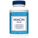 Shoppe Niacin - Cholesterol Support - 500 MG (100 Sebze Kapsülleri)