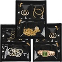 Travel Jewelry Organizer Case, Jewelry Τσάντες Jewelry Αποθήκευση Βιβλίο Binder με Clear Zipper Velvet Pouch για Ταξίδια,Earrings, Δαχτυλίδια, Κολιέ, Βραχιόλι (Σελίδες Inner, 3 PCS)