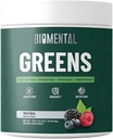 Biomental Greens Supplement-ges-Detox - Digestive Health, Antioksit, Greens Toz - Premium Green Immune Support Beslenme Supplement - Erkekler ve Kadınlar için Gut Desteği 9.5 oz