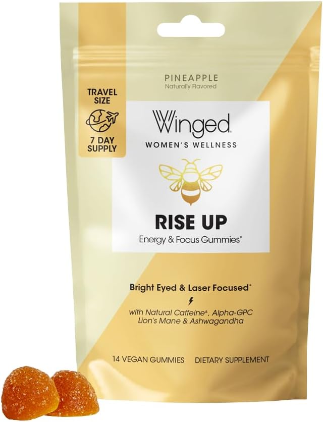 Winged Rise Gummies I B12 για την ενέργεια 