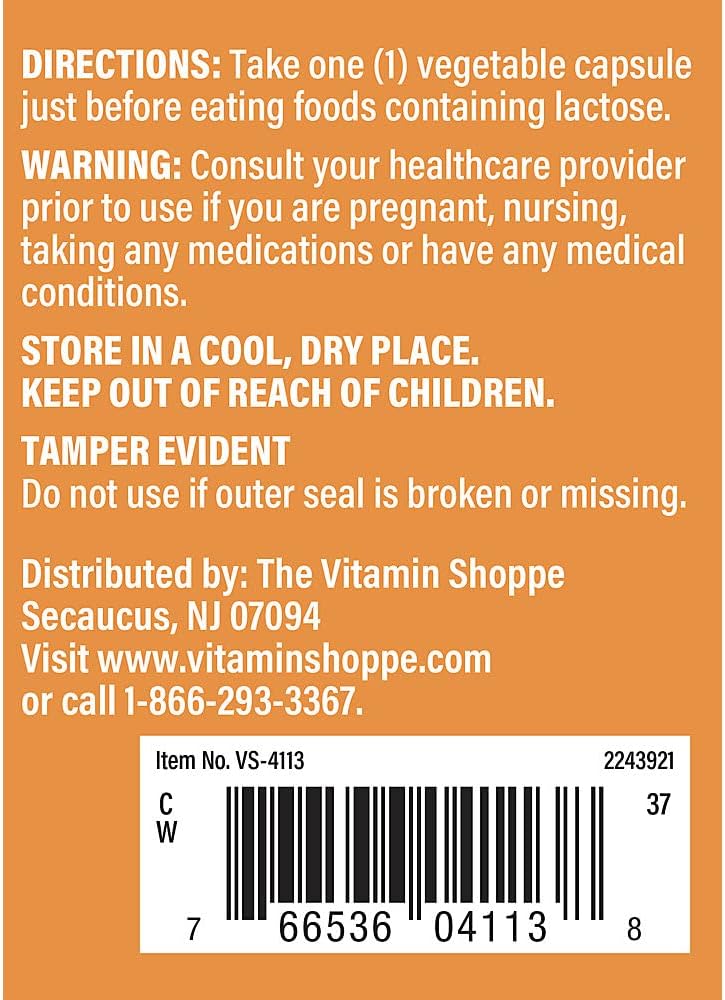 Ekstra Kuvvet Lactase Enzyme a" Digestive Aid a" 3.000 ALU (90 Sebze Kapsülleri)