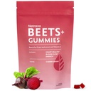 Beets+ Gummies - Premium Arıt Kök Toz, Grape Tohum ve C vitamini - Sağlıklı Kan Basıncı ve Kalp Sağlığı - Low Sugar Nitrik Oksit ve Circulation Supplement - 50 Gummies
