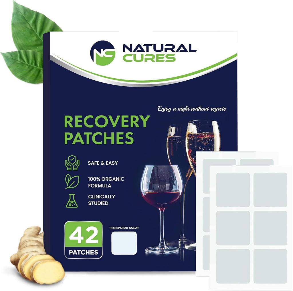 Parti Recovery Patch - 42-Pack Patches - Wake Up Reneed ve Energized with Skin-Friendly Patch - Güçlü Makyaj için - Quick Recovery için Doğal Malzemeler (Transmain (42 Kont)