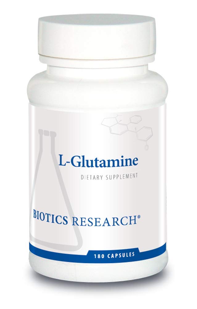 Biotics Araştırma L Glutamine, Gastrointestinal Health, Gut Lining Support, Optimal Kas Desteği, Lean Muscle, Antioksi Aktivite, Free Form Amino Asit. 180 Capsules